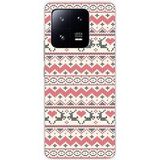 Rendier Rendier siliconen hoesje compatibel met Xiaomi 13 Pro Kersttrui