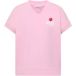 Ice V-Neck Sweatshirt mit Print-Detail, hellrosa
