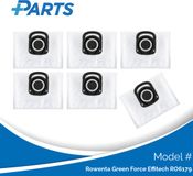 Rowenta Green Force Effitech RO6179 Sacs d'aspirateur (6 Pièces, alternative Plus.Parts® à ZR200540)