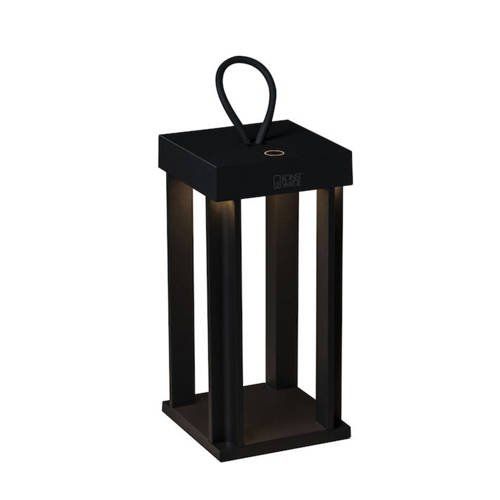 KONSTSMIDE Cannes Accu Tafellamp - Zwart - 2022 Model