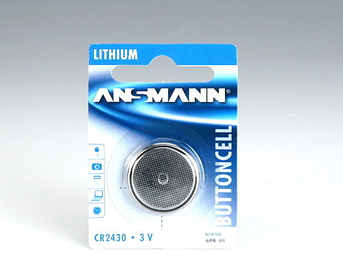 Ansmann Lithium CR 2430, 3 V Battery