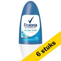 Aanbieding: 6x Rexona Shower Fresh Deoroller (50ml)