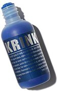 Krink Blauwe inkt stift - K-60 Squeeze Paint Marker Hoge kwaliteit squeezer. Gemaakt in de U.S