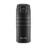 Kyocera MB-12F BK Travel Mok, RVS, 12 Fluid_Ounces, Mat Zwart