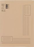 Quantore Vouwmap A4 Ongelijke Zijde 320gr Beige | 10 stuks