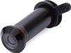 Oog - zwart - massief messing - 1,2 cm - 160 graden - beveiliging van de deur