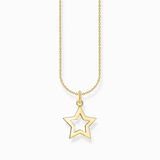 Thomas Sabo KE2222-413-39 Halsketting Dames 925 Zilver 18K Geel Verguld 38-45cm