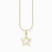 Thomas Sabo KE2222-413-39 Halsketting Dames 925 Zilver 18K Geel Verguld 38-45cm