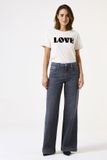 Garcia Celia Wide Dames Wide Fit Jeans Zwart