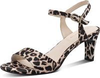 Tamaris - Dames - Sandalen met hak - Luipaardprint - Maat 36
