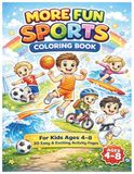 Sports Coloring Book for Kids Ages 4–8: 30 Fun & Easy Activity Pages | Learn Sports Words, Build Confidence & Enjoy Creative Play