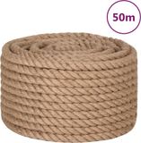 vidaXL Jute Touw - 50 m lang - 24 mm dik