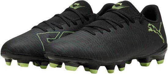 PUMA FUTURE 8 PLAY FG/AG Unisex Sportschoenen - PUMA Black-Fizzy Light-Green Terrain