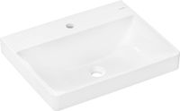 hansgrohe Xelu Q - Wastafel - 600/480 mm maat - met kraangat - zonder overloop - wit