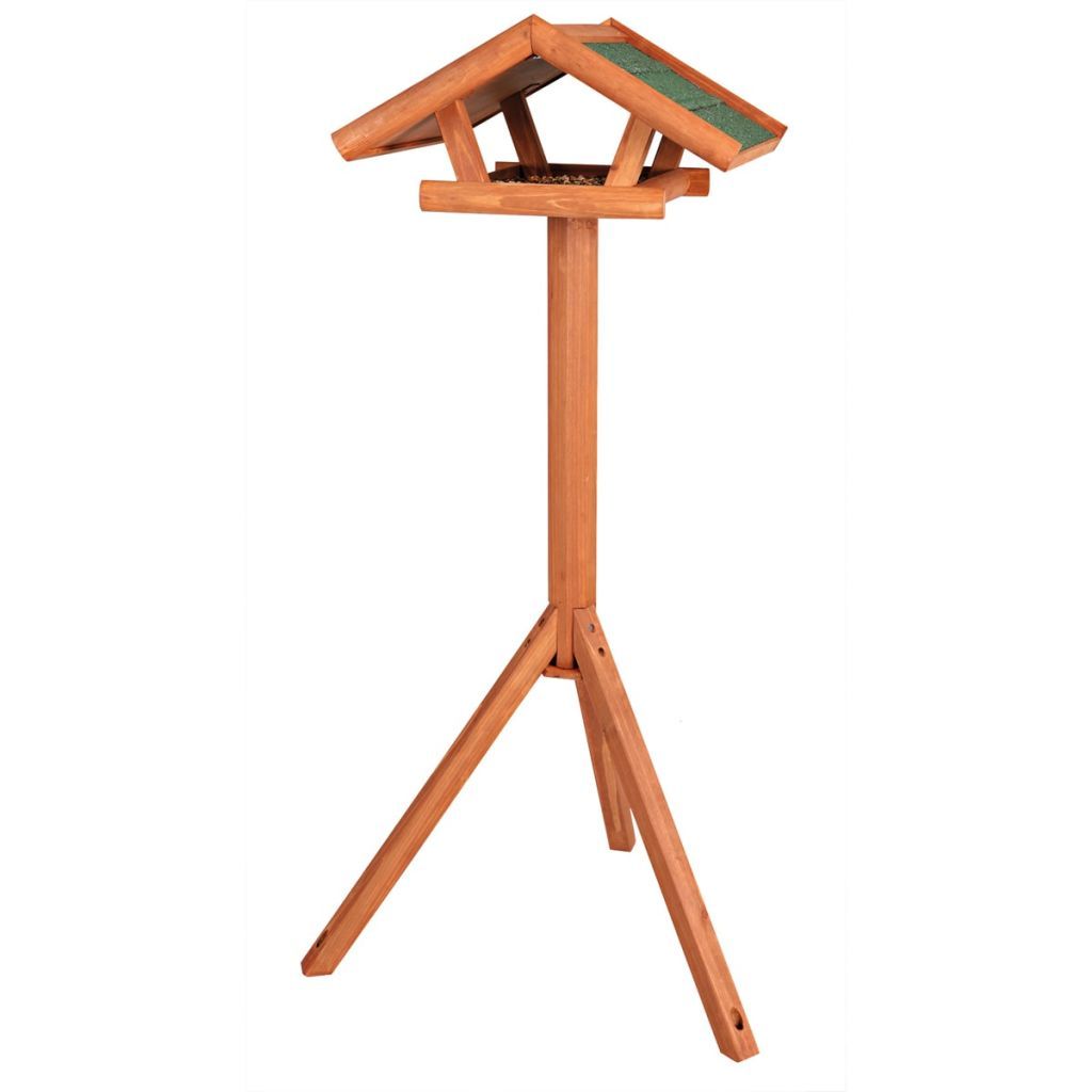 TRIXIE Vogelvoederhuisje staand Natura 46x22x44 cm bruin 5570