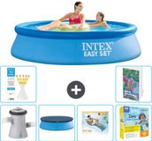 Intex Rond Opblaasbaar Easy Set Zwembad - 244 x 61 cm - Blauw