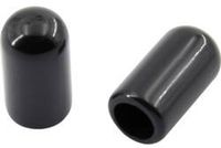 TRU COMPONENTS 1592745 Eindkap Zwart Kunststof 100 stuk(s)