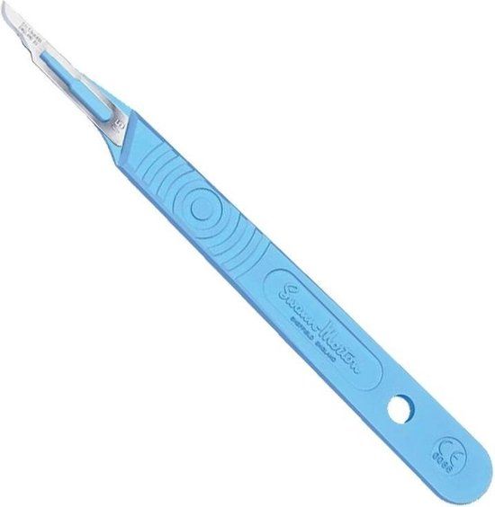Swann Morton 0505 Scalpelmesje Chirurgie Mesjes - Met Handvat No.15