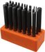 NEIKO 02621A transferponsset met premium warmtebehandelde ponsen van gelegeerd staal, perforatieset, ponsmaten 3/32\" tot 1/2\", 28-delige set