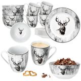 MamboCat 18-delig ALOIS porseleinen koffieservies voor 6 personen