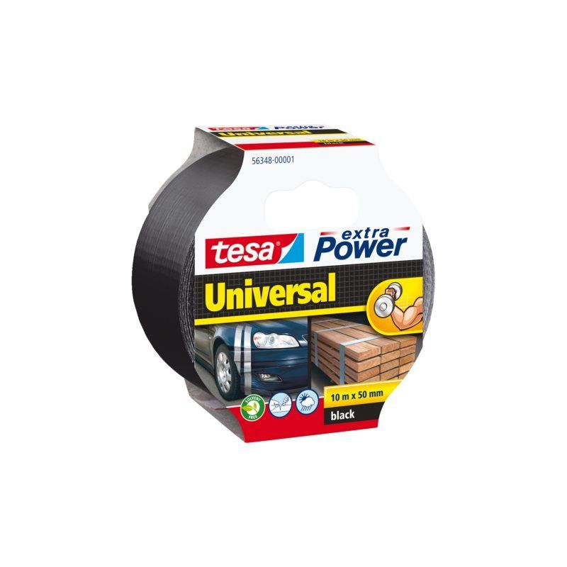 tesa extra Power Universal - 50mm x 5m - Zwart