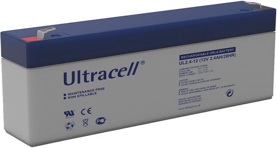 Ultracell loodaccu 12v 2,4Ah