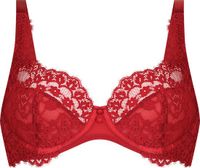 Hunkemöller Dames Lingerie Niet-voorgevormde beugel bh Daisy - Rood - maat E75