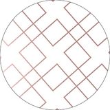 Bonateks Ronde digitaal bedrukte muismat, antislip onderkant, voor kantoor en thuis, diameter: 22 cm