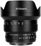 7Artisans 7.5mm f/3.5 Ultra-Wide Angle Lens for Canon EF - Black