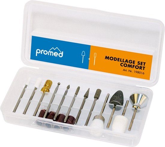 Promed Opzetstukjes set nagelfrees Comfort - 17-delig