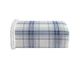 Eddie Bauer - Sprei deken, katoen flanel huisdecoratie, alle seizoenen omkeerbaar Sherpa beddengoed (Edgewood Plaid Blue, Gooi)