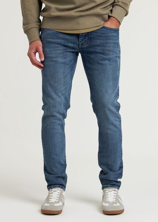 CHASIN' Jeans Heren Crown Fin Blauw W30L32