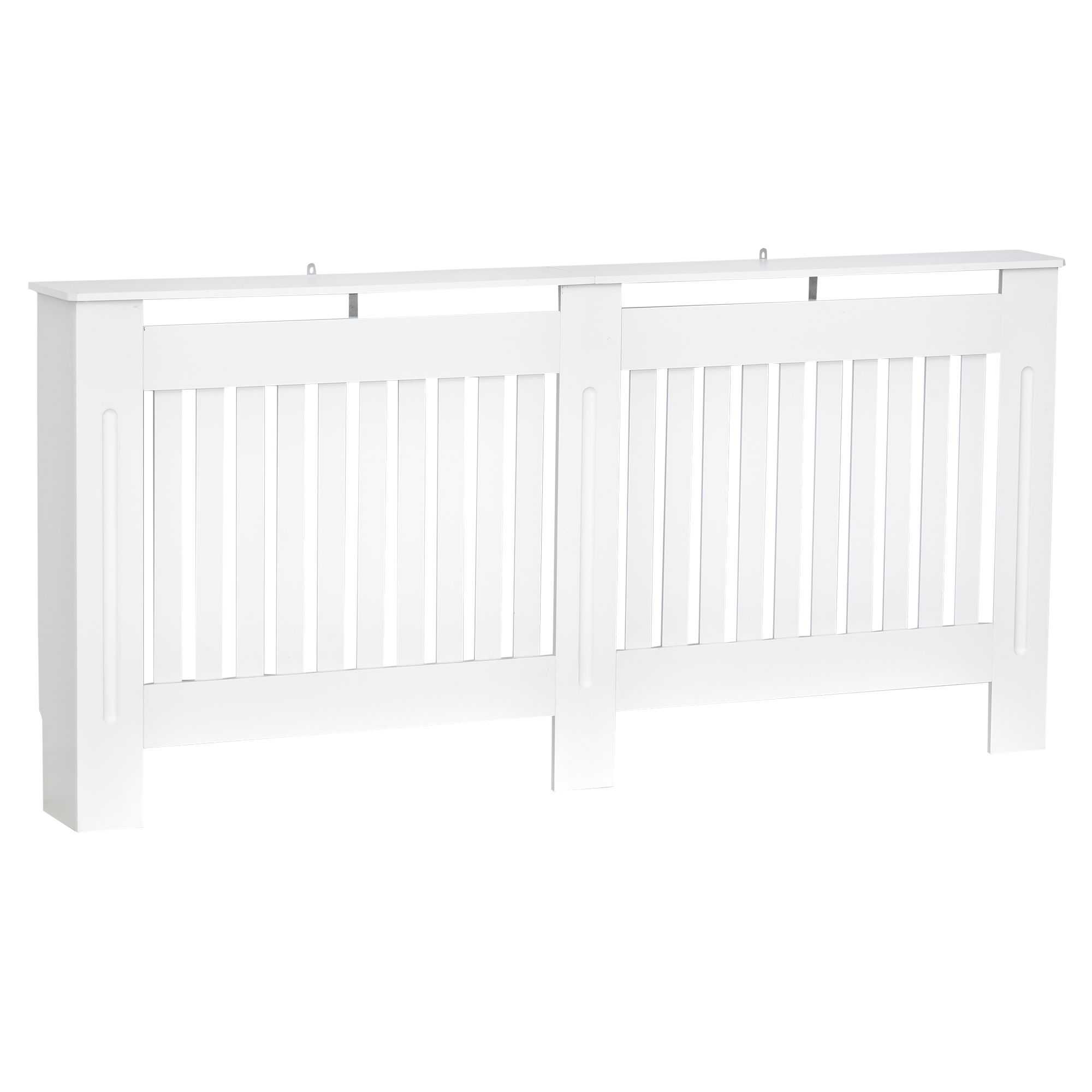Homcom Radiatorhoezen voor woonkamer slaapkamer 172X19X81 cm wit