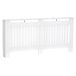 Homcom Radiatorhoezen voor woonkamer slaapkamer 172X19X81 cm wit