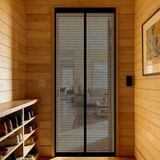 Elzusha - Rideau anti-mouches magnétique 160 x 215 cm pour portes et fenêtres
