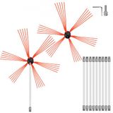 VEVOR Brosse de cheminée tiges 10 m