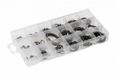 Högert Technik - Jeu de circlips externes - 150 Pièces - Noir - Acier - HT8G502