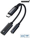 Microconnect MC-USBC-AUDIOCF video kabel adapter 0,13 m Zwart