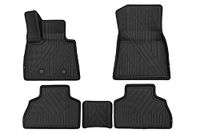 3D KVEST 3D vloermatten voor BMW X5, cross., 2018-> 5 stuks. (zwart zwart)