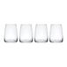 MIKASA Palermo Crystal Stemless wijnglazen, set van 4, 350 ml