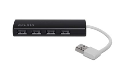 Belkin F4U042BT USB 2.0 Hub - Zwart