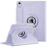 Fintie 360° draaibare standaard voor iPad Air 11 inch M4/M3/M2 (2026/2025/2024), iPad Air 5e generatie/4e generatie (2022/2020) 10,9 inch met potloodhouder - Pastel Paars