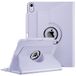 Fintie 360° draaibare standaard voor iPad Air 11 inch M4/M3/M2 (2026/2025/2024), iPad Air 5e generatie/4e generatie (2022/2020) 10,9 inch met potloodhouder - Pastel Paars