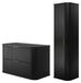 3xE living Ensemble salle de bain noir 80 cm