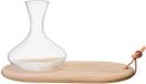 LSA International Wine Karaf met Kaasplank 1,4 liter Glas Transparant