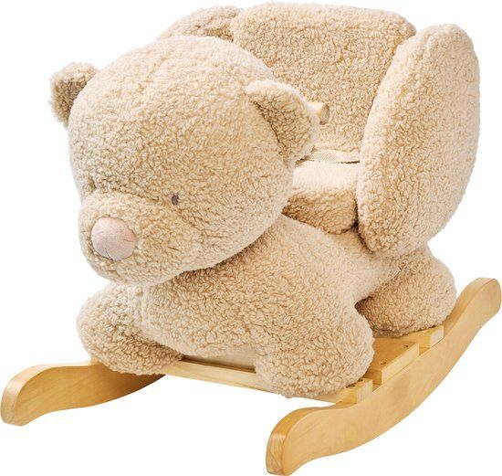 Nattou TEDDY Schommelpaard - Beer - 59 cm - Beige