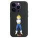 Personalaizer Vegeta beschermhoes voor iPhone 15 Pro, flexibel, zwart