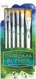 Ooly - Chroma Blends Watercolor Paint Brushes - Set Van 6 Aquarelpenselen