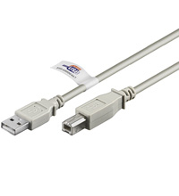 Wentronic USB AB 500 HiSpeedCert 2.0 5m