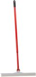 Betra Douchetrekker - vloertrekker - kunststof - wit - natuur rubber - B45 cm - Uitschuif steel rood - van 80 tot 130 cm
